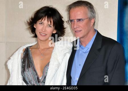 Actress Sophie Marceau and actor Christophe Lambert pose prior to the premiere of their film 'L'Homme De Chevet', held at the cinematheque, Paris, France, on November 9, 2009. Photo by Nicolas Genin/ABACAPRESS.COM Stock Photo