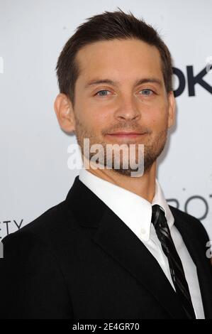 Tobey Maguire attends the New York premiere of 'Brothers' at the SVA Theater in New York City, NY, USA on November 22, 2009. Photo by Mehdi Taamallah/ABACAPRESS.COM (Pictured: Tobey Maguire) Stock Photo