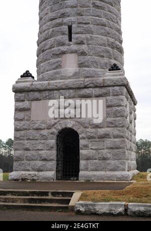 Memorial to Col. John T. Wilder at the Chickamauga Battlefield inGeorgia. Stock Photo