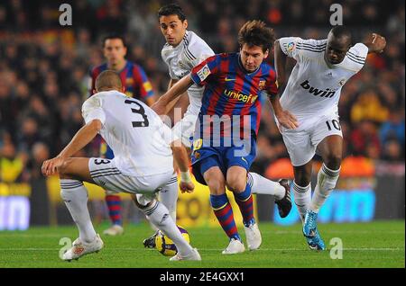 Real Madrid's Kaka during the Spanish First League Soccer Match, FC  Barcelona vs Real Madrid at Nou Camp stadium in Barcelona, Spain on  November 29, 2009. Barcelona won 1-0. Photo by Christian