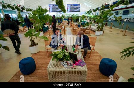 Hallandale Beach, FL, USA. 12th May, 2019. January 23, 2021: Scenes from during Pegasus World Cup Invitational Day at Gulfstream Park in Hallandale Beach, Florida. Scott Serio/Eclipse Sportswire/CSM/Alamy Live News Stock Photo