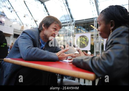 French Environmental activist Nicolas Hulot attends the Bella center of Copenhagen, Denmark on December 16, 2009 during the COP15 climate summit. Photo by Mousse/ABACAPRESS.COM Stock Photo