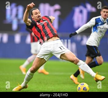 Milan, Italy. 24th Jan, 2021. Gaetano Oristanio (10) of Inter U-19 seen ...