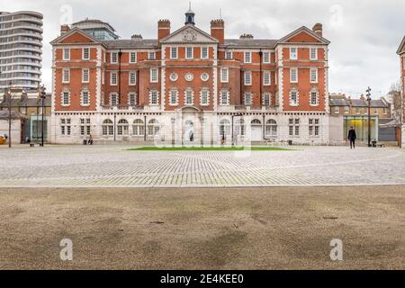 The entrance of the Chelsea College of Art & Design Stock Photo