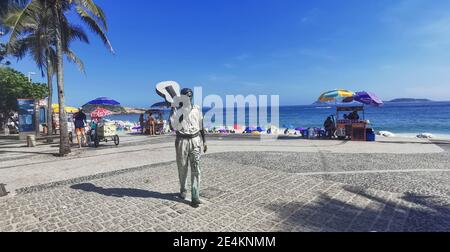 A DAY IN RIO IN JANUARY 2021 Stock Photo