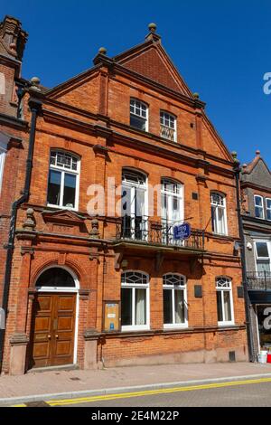 Tring & District Conservative Club, 70 High Street, Tring, Hertfordshire, UK. Stock Photo