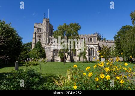 St Peter and St Paul's Church in Tring, Hertfordshire, UK. Stock Photo