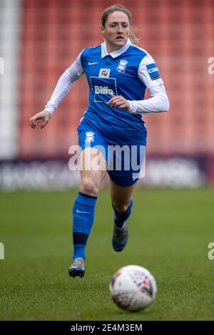 Leigh Sports Village, Lancashire, UK. 24th Jan, 2021. Women's English Super League, Manchester United Women versus Birmingham City Women; Rebecca Holloway of Birmingham City Women Credit: Action Plus Sports/Alamy Live News Stock Photo