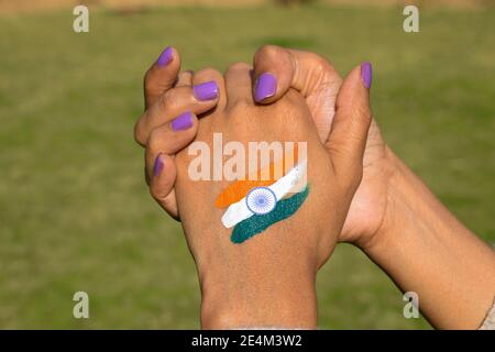 India - flag - Tattoo Ripped