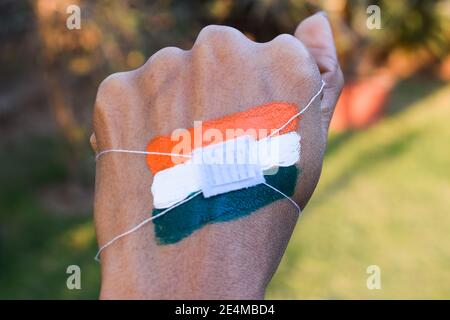 Tricolour Map Of India Heart Tattoo For Body Independence Day Republic Day  at Rs 99.00 in Delhi | ID: 2849578426448