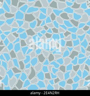 Terrazzo modern trendy colorful seamless pattern.Abstract creative backdrop with chaotic small pieces irregular shapes.Ideal for wrapping paper,textil Stock Photo