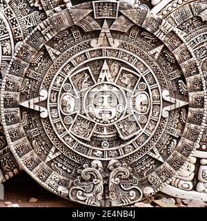 Mayan Compass 1. Stock Photo