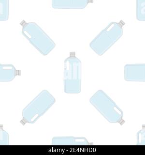 plastic bottle for drinking water transparent vector illustration isolated  on white background Stock Vector Image & Art - Alamy