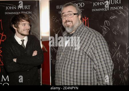 Elijah Wood and director Alex de la Iglesia attend the premiere of The Oxford Murders held at the UGC Cine Les Halles in Paris, France on January 8, 2008. Photo by Giancarlo Gorassini/ABACAPRESS.COM Stock Photo