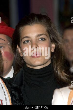 Princess Charlotte of Monaco attends the 32nd International Circus Festival of Monte Carlo in Monaco, on January 19, 2008. Photo by Pool/ABACAPRESS.COM Stock Photo