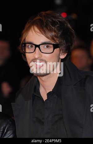 French singer Christophe Willem arrives to the 9th annual NRJ Music Awards held at the Palais des Festivals in Cannes, France, on January 26, 2008. Photo by Khayat-Nebinger/ABACAPRESS.COM Stock Photo
