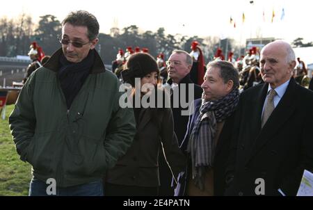 Actor Thierry Lhermitte and his wife attend the inauguration of Marie ...