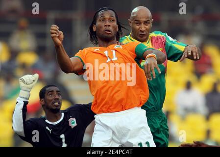 during the African Cup of Nations soccer match, Ivory Coast vs Mali in Accra, Ghana on January 29, 2008. Ivory Coast won the game 3-0. Photo by Steeve McMay/Cameleon/ABACAPRESS.COM Stock Photo