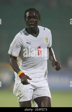 Senegal's Ibrahima Faye during the African Cup of Nations soccer match, Senegal vs South Africa in Kumasi, Ghana on January 31, 2008. The match ended in a 1-1 draw. Senegal failed to qualify for the next round of the competition. Photo by Steeve McMay/Cameleon/ABACAPRESS.COM Stock Photo