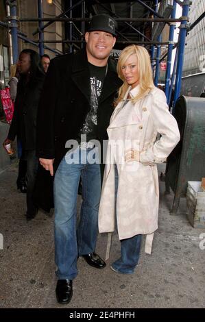 UFC Fighter Tito Ortiz and Jenna Jameson attend the Fall 2008 Alice + Olivia presentation during Mercedes-Benz Fashion week held at Alice + Olivia Bryant Park (80 West 40th Street) in New York City, NY, USA on February 7, 2008. Photo by Gregorio Binuya/ABACAPRESS.COM Stock Photo