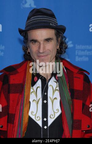 Actor Daniel Day-Lewis poses for pictures during the photocall of his film 'There Will Be Blood' at the 58th annual Berlin Film Festival, in Berlin, Germany, on February 8, 2008. Photo by Nicolas Khayat/ABACAPRESS.COM Stock Photo
