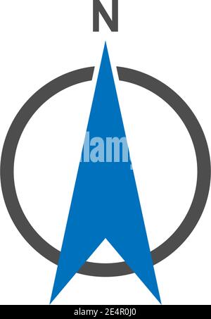 Compass Logo Template vector icon illustration design Stock Vector