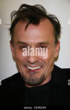 EXCLUSIVE - US actor Robert Knepper from US TV show 'Prison Break' poses during the opening of Roberto Cavalli new store in Paris, France on February 26, 2008. Photo by Denis Guignebourg/ABACAPRESS.COM Stock Photo