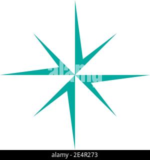 Compass Logo Template vector icon illustration design Stock Vector