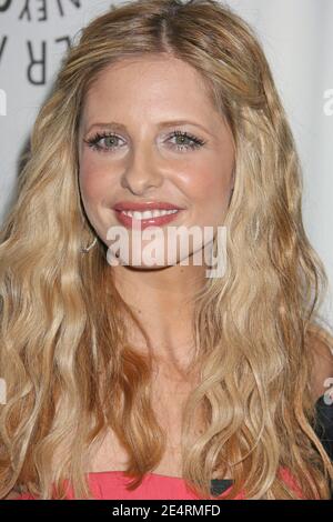 Sarah Michelle Gellar attends Buffy The Vampire Slayer Reunion, during the 25th Annual Paley Television Festival held at the Archlight Theatre in Los Angeles, CA, USA on March 20, 2008. Photo by Baxter/ABACAPRESS.COM Stock Photo