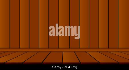 Wood texture background. Vector Dark Wooden Board With Textures Stock Vector