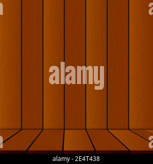 Wood texture background. Vector Dark Wooden Board With Textures Stock Vector