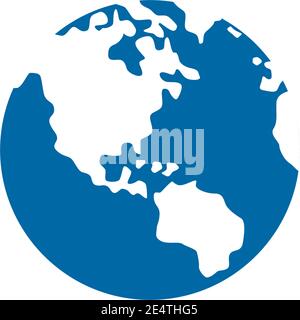 Globe icon logo design inspiration vector template Stock Vector