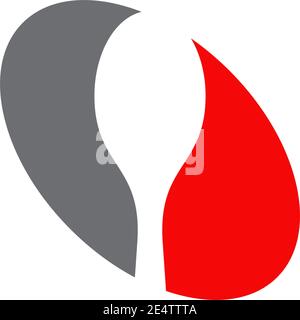 Food logo design inspiration incorporated with spoon and fork icon template Stock Vector