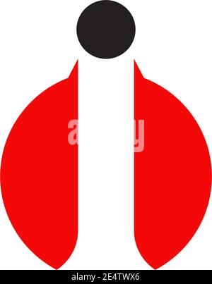 I letter initial icon logo design inspiration vector template Stock Vector