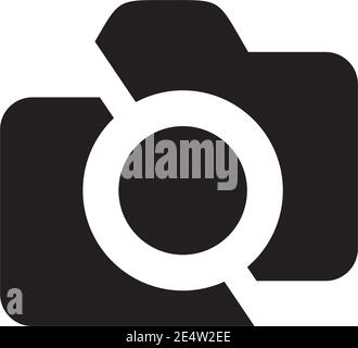 Camera icon logo design inspiration vector template Stock Vector