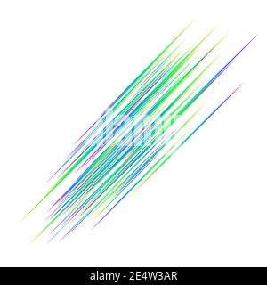 Diagonal lines, symbol of speed and movement Stock Vector