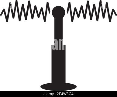 Signal wave icon logo design inspiration vector illustration template Stock Vector