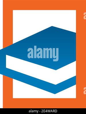 Book logo design inspiration vector template Stock Vector