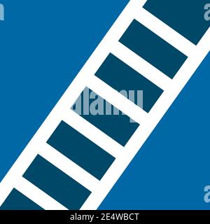 Ladder icon logo symbol design inspiration vector template illustration Stock Vector