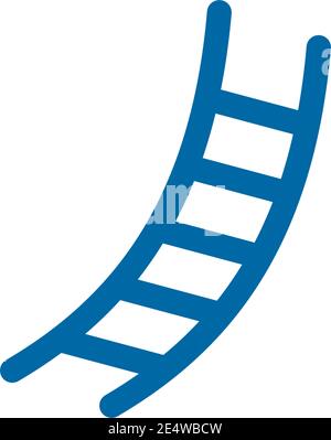 Ladder icon logo symbol design inspiration vector template illustration Stock Vector