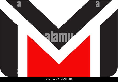 Mail letter icon logo design vector template Stock Vector