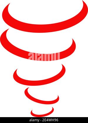 Tornado twist icon logo design vector illustration template Stock Vector