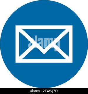 Mail letter icon logo design vector template Stock Vector