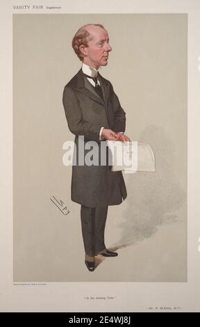 Reginald McKenna, Vanity Fair, 1906-10-31. Stock Photo