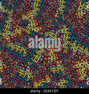 Abstract colorful dots patchwork seamless background Stock Vector