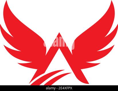 Wing Logo Template vector icon design Stock Vector