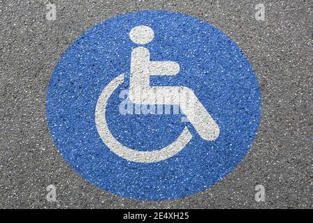 wheelchair symbol, mobility and accessibility for handicapped people in ...