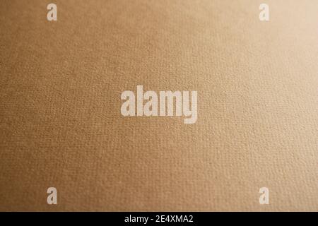 Close up of brown coloured uncoated fine art paper background texture Stock Photo