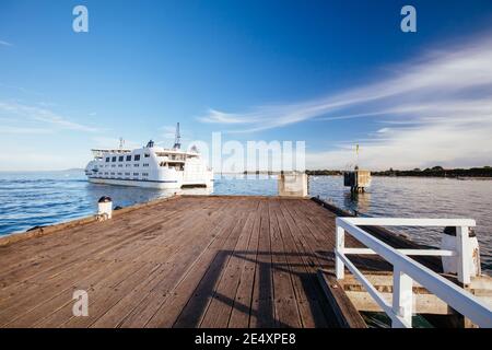 Sorrento Queenscliff Ferry in Australia Stock Photo