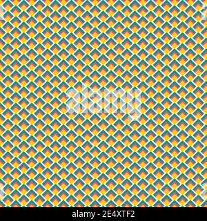 Diamond square seamless pattern background Stock Vector